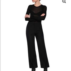 Valentino Black Wool and‎ Silk Pants Sz. 12